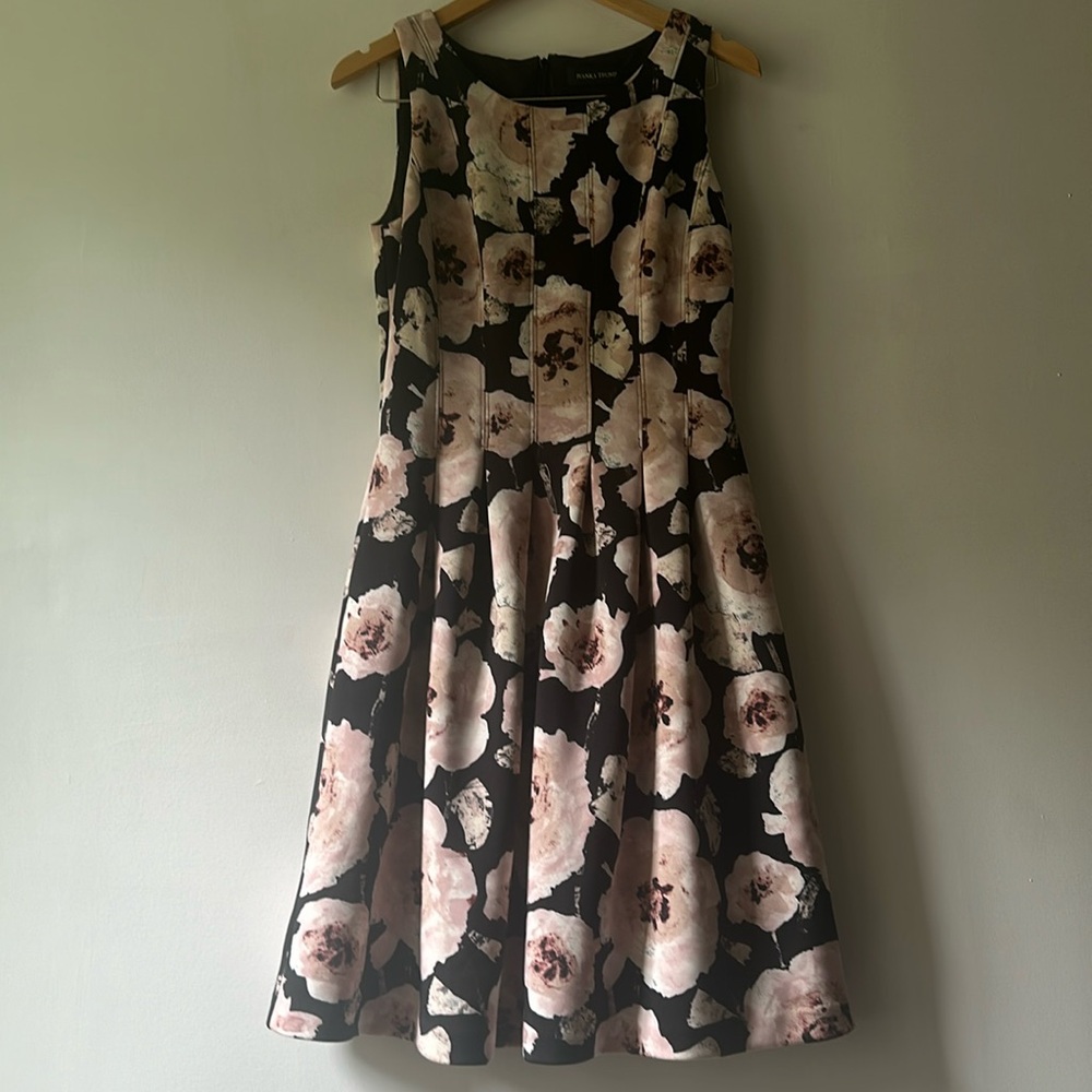 Ivanka Trump Floral Fit and Flare Dress- sz 6